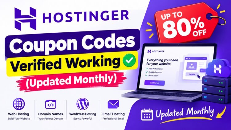 Hostinger Coupon Codes – Verified Working (Updated Monthly)